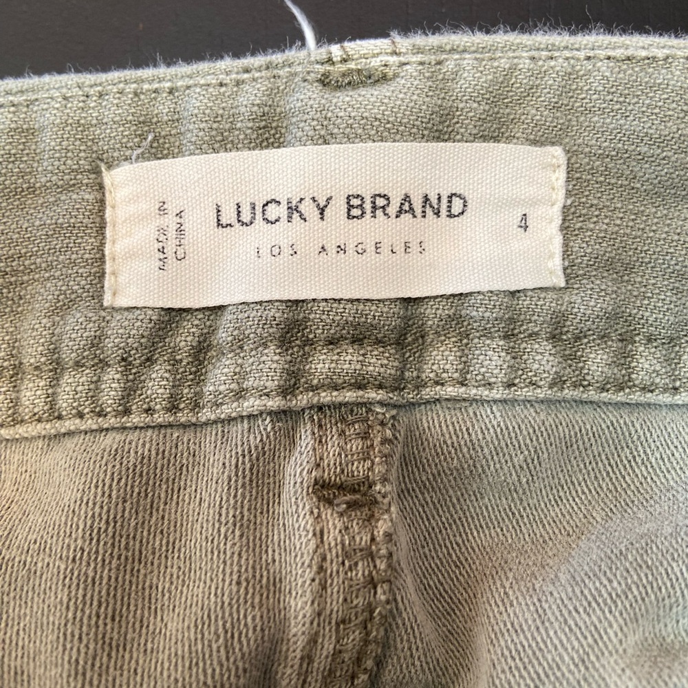 Lucky Brand Green Cropped Ankle Pants - Picture 6 of 9
